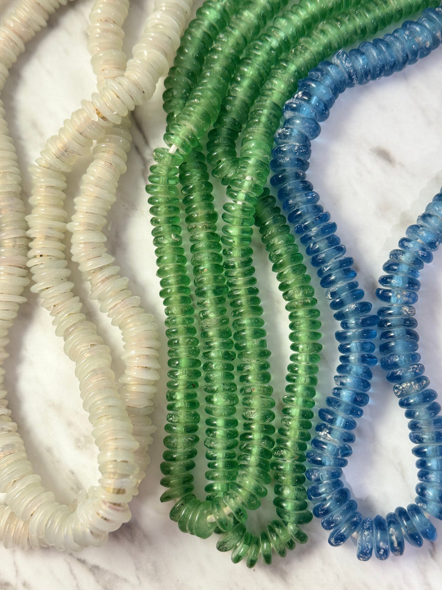 Recycled African disc beads necklace - Curated Home Decor