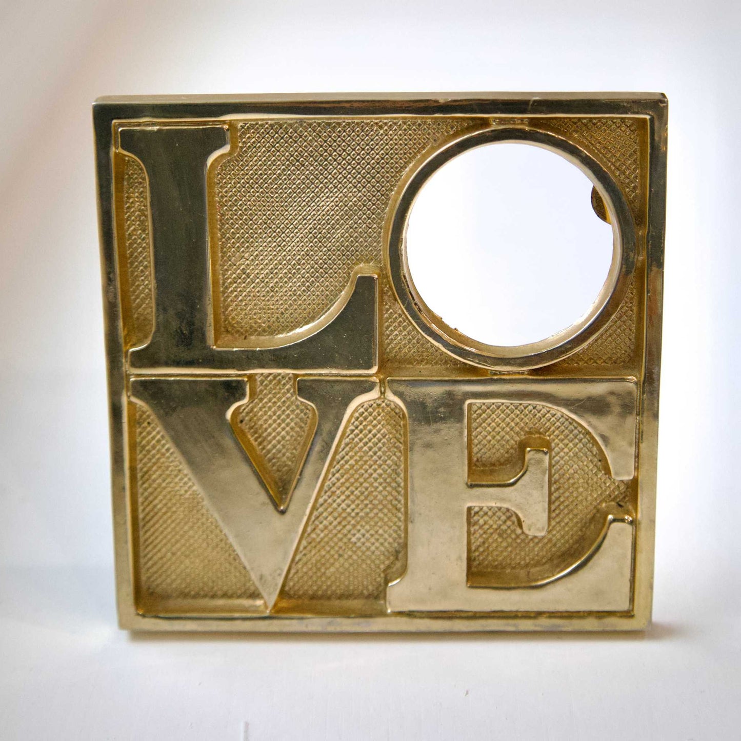 
                  
                    Vintage Brass 1960s “LOVE”Frame - Curated Home Decor
                  
                