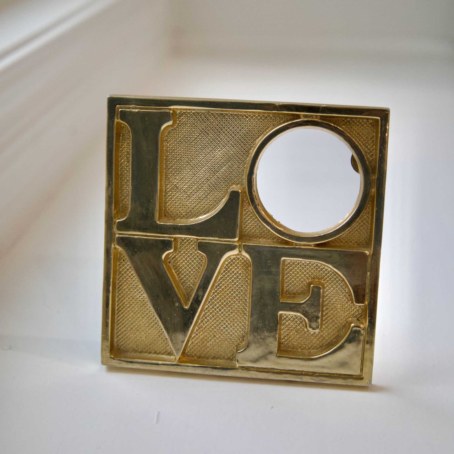 
                  
                    Vintage Brass 1960s “LOVE”Frame - Curated Home Decor
                  
                