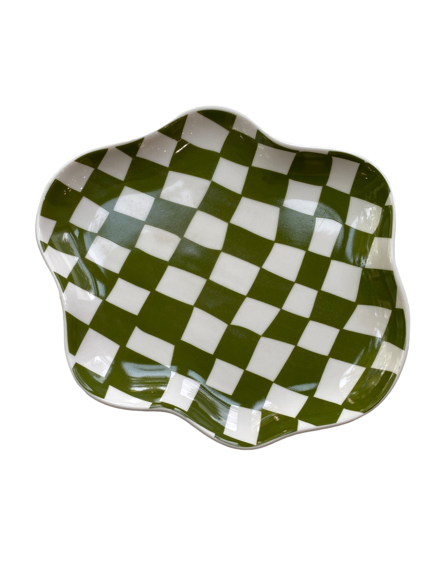 Wavy Checkered Plate - Curated Home Decor