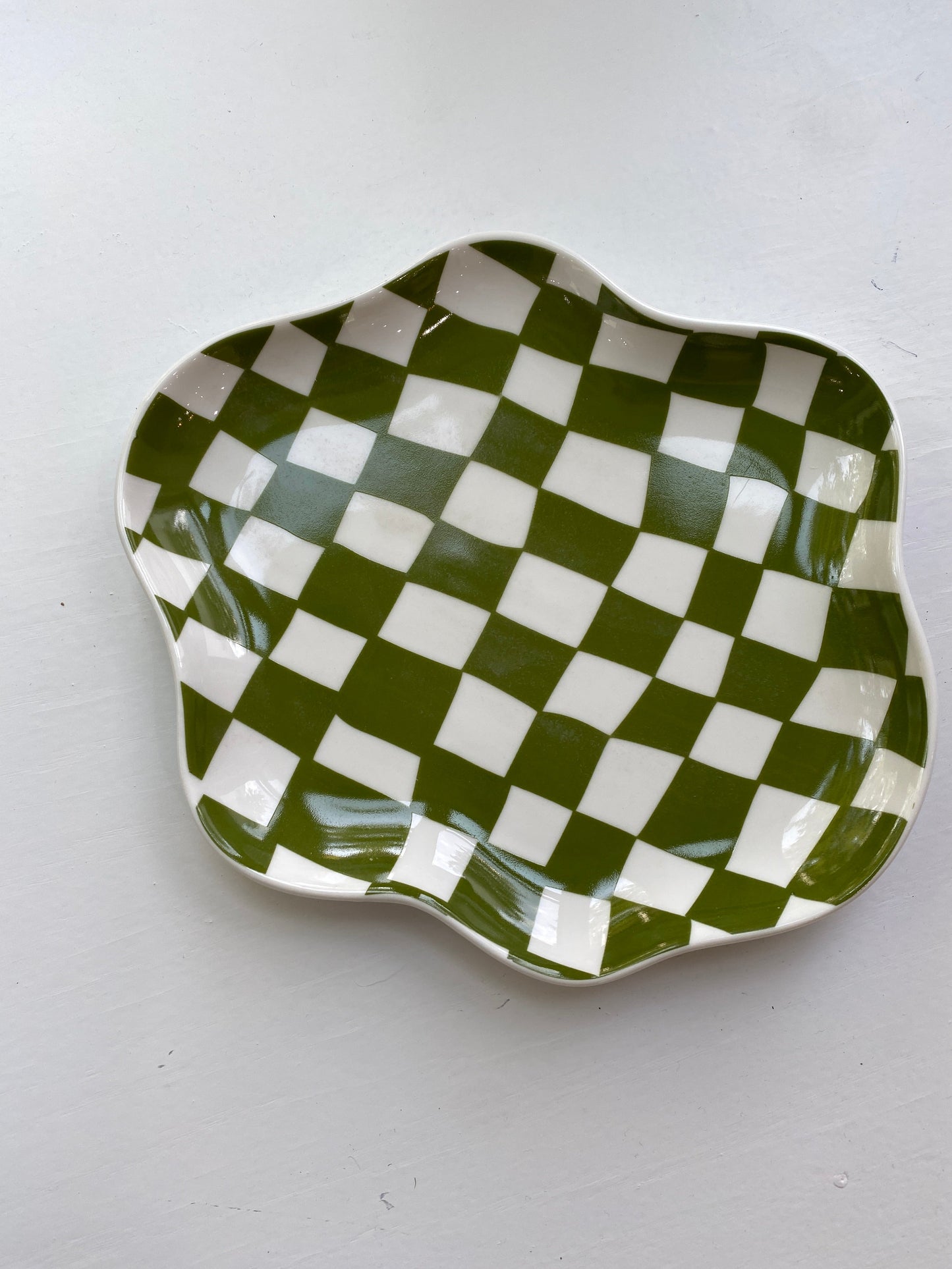 Wavy Checkered Plate - Curated Home Decor