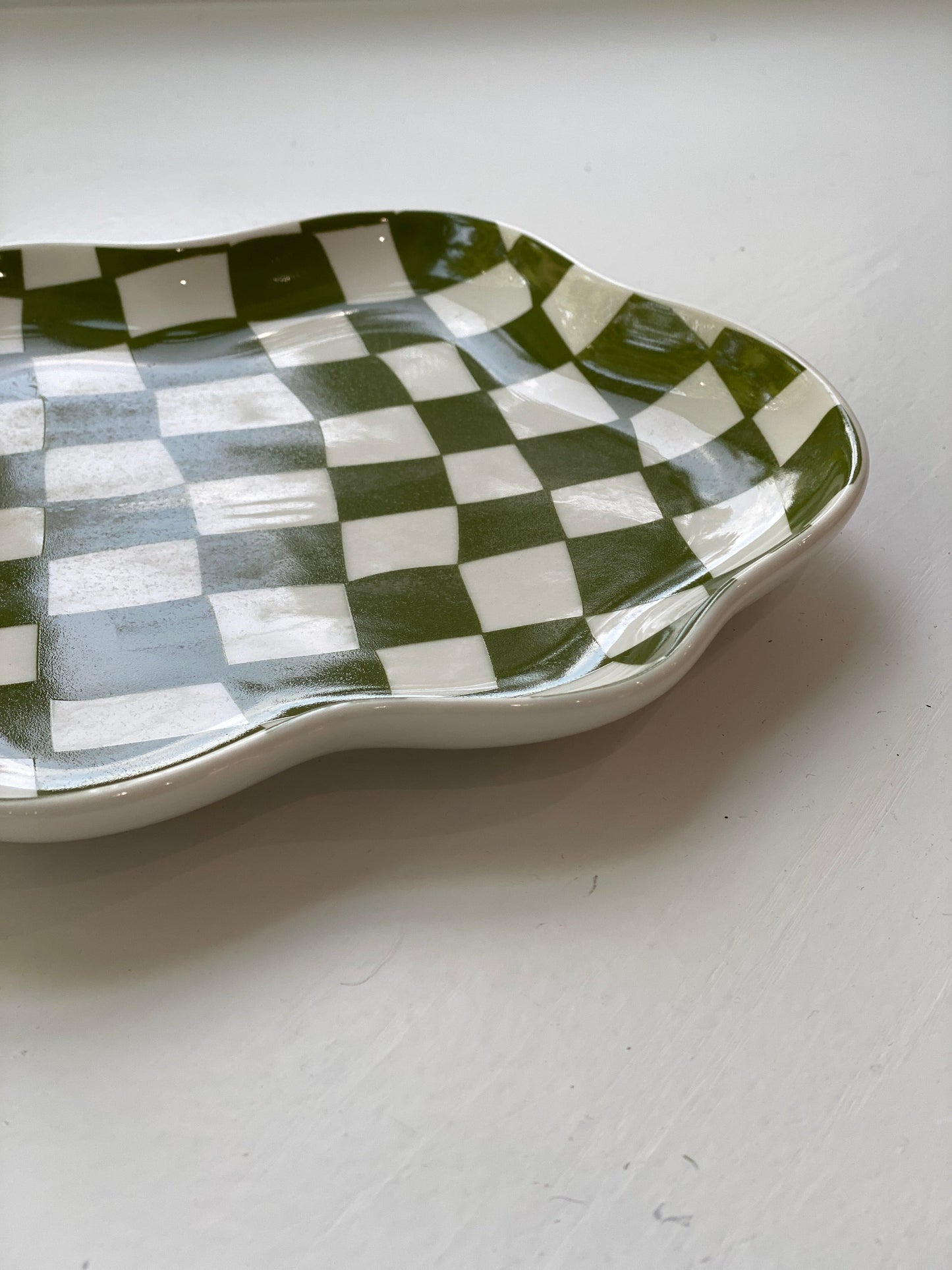 Wavy Checkered Plate - Curated Home Decor