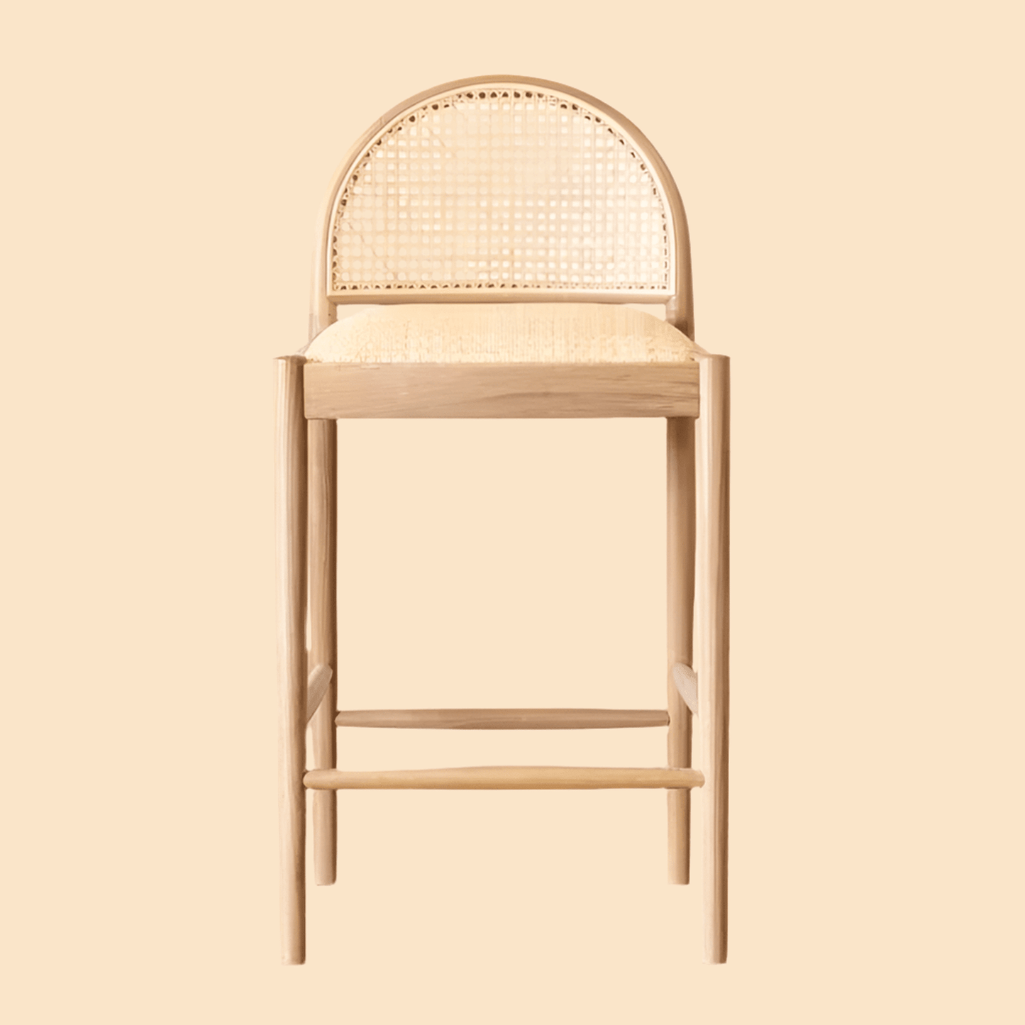 
                  
                    Solano Cane Back Counter Stool — Oak & Rattan - Curated Home Decor
                  
                