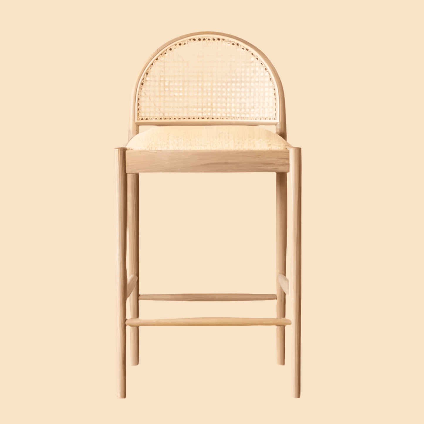 
                  
                    Solano Cane Back Counter Stool — Oak & Rattan - Curated Home Decor
                  
                