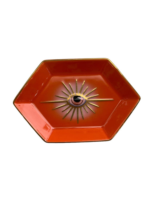 Evil Eye Trinket Plate - Curated Home Decor