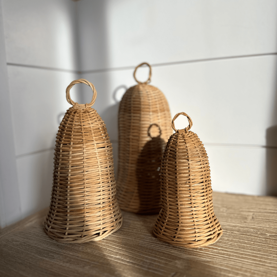 
                  
                    Rattan Bells Set (3pcs) - Curated Home Decor
                  
                