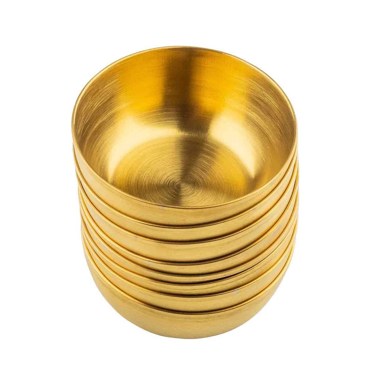 4 oz Gold Serving Bowls Set - Curated Home Decor