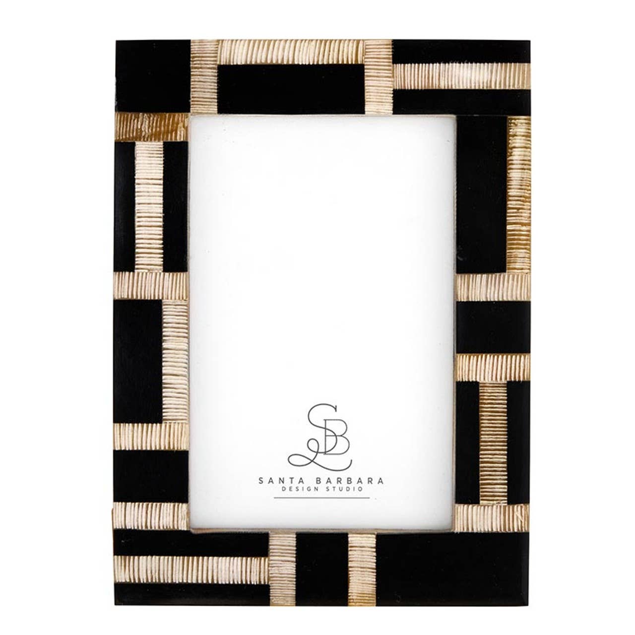 Horn Photo Frame - Patterned - 4 x 6 - Curated Home Decor