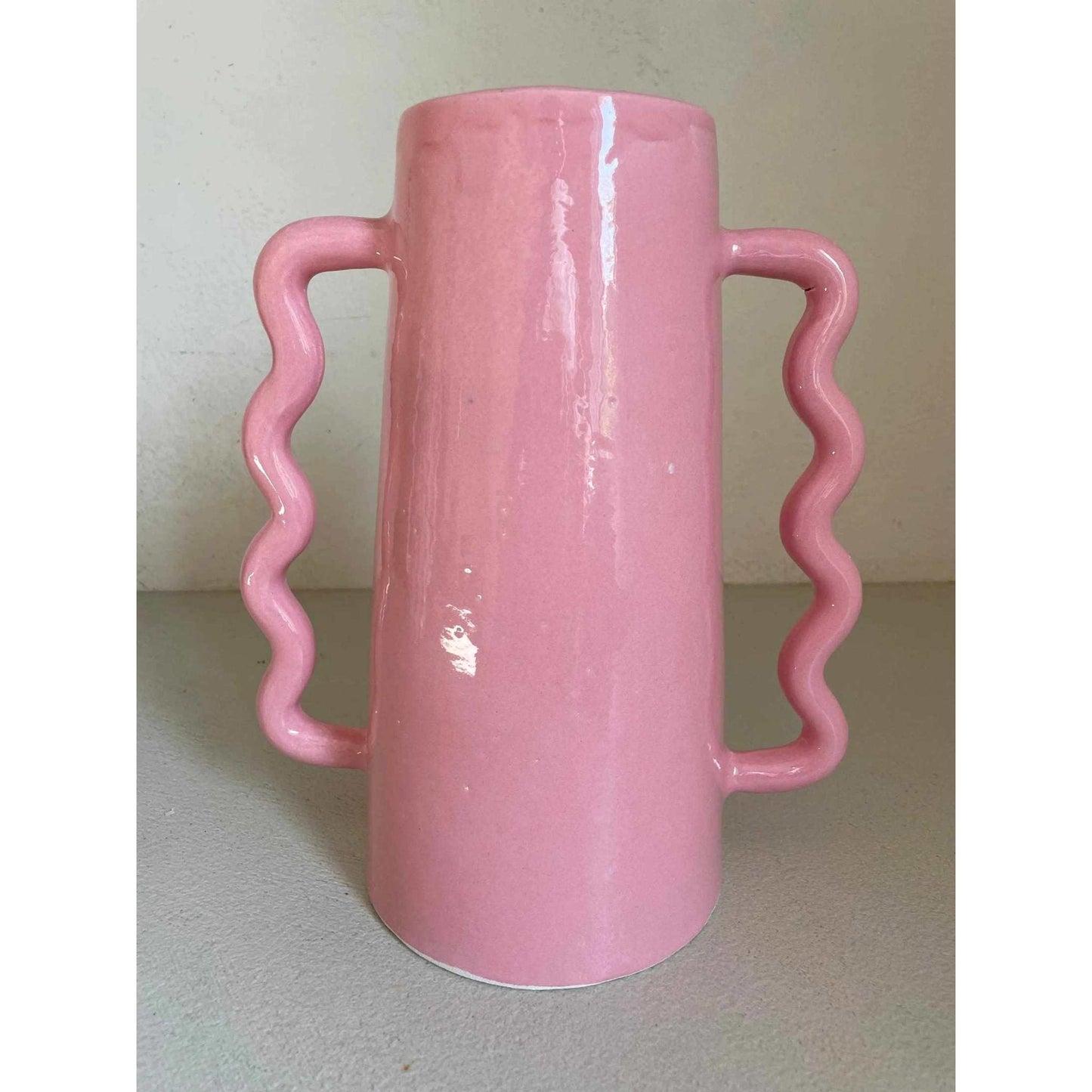 
                  
                    Pink Abstract Ceramic Vase - Curated Home Decor
                  
                