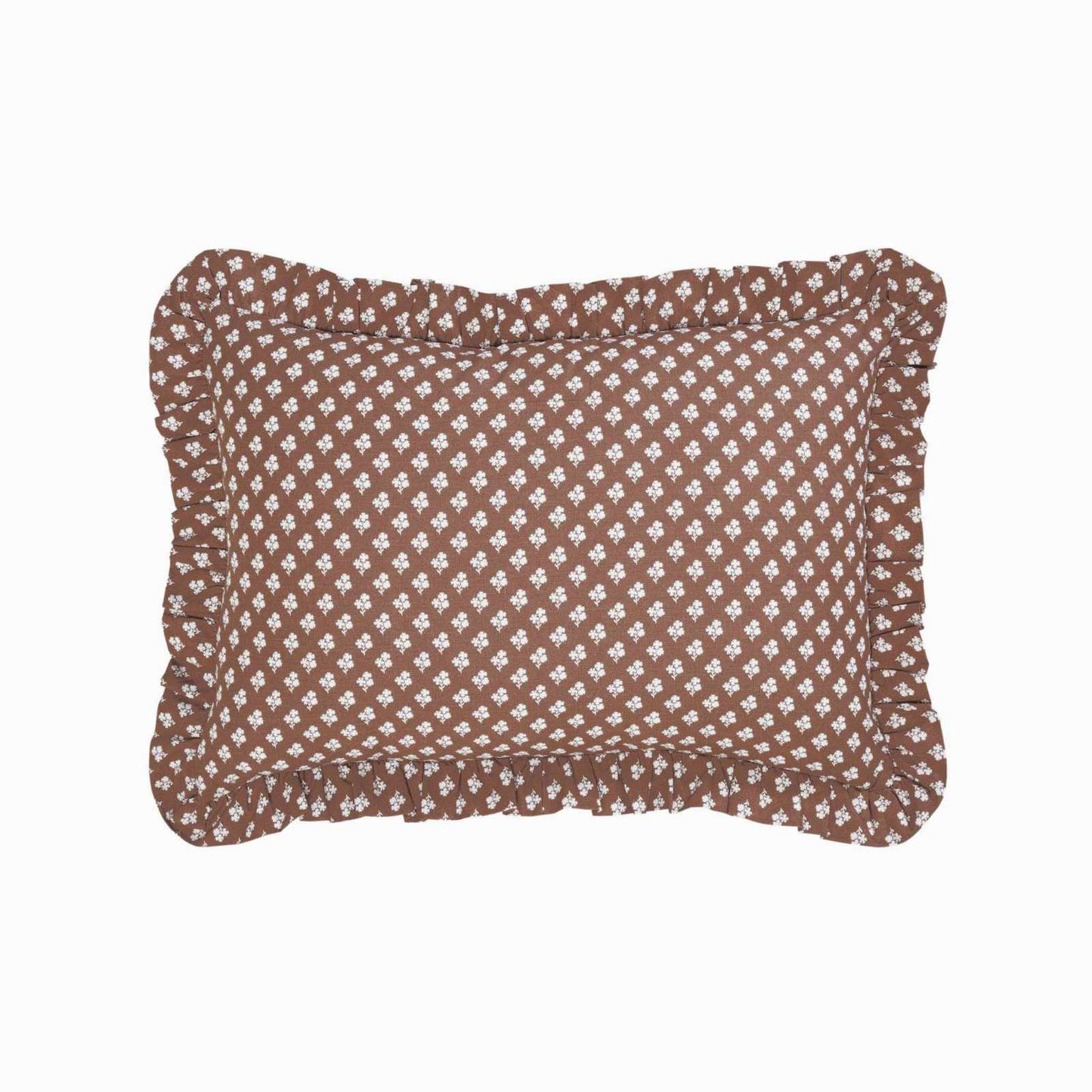 Constance Ruffled Lumbar Pillow - Curated Home Decor