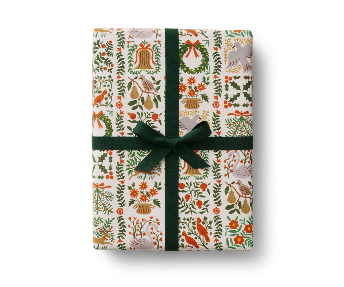 Christmastide Continuous Wrapping Roll - Curated Home Decor