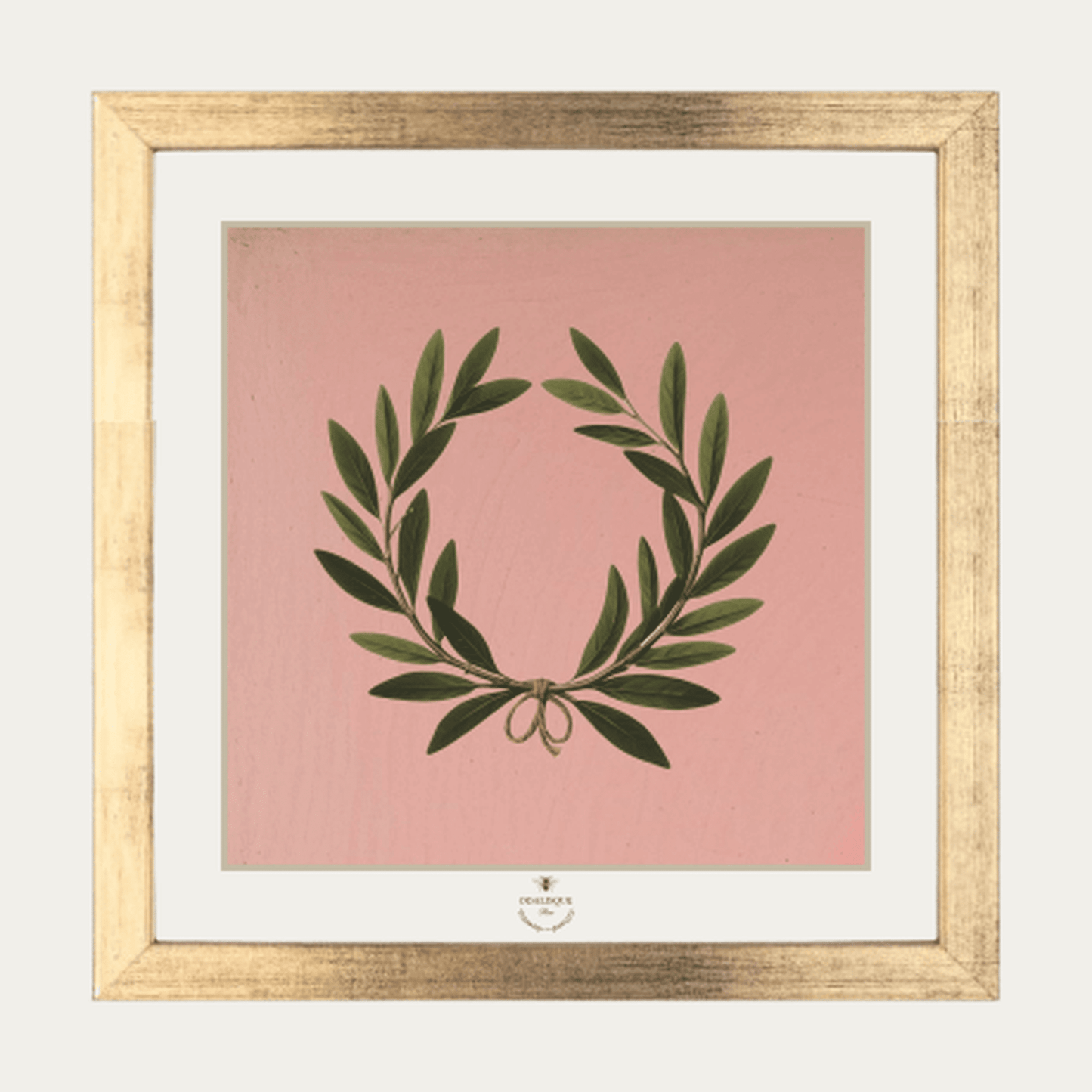 
                  
                    Frame + Laurel Wreath Illustration - Curated Home Decor
                  
                