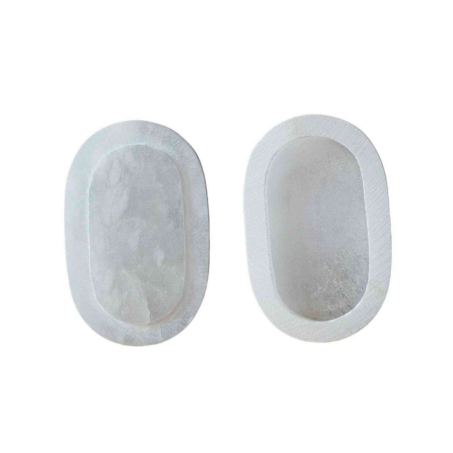 
                  
                    Alabaster Box Large Oval - Curated Home Decor
                  
                