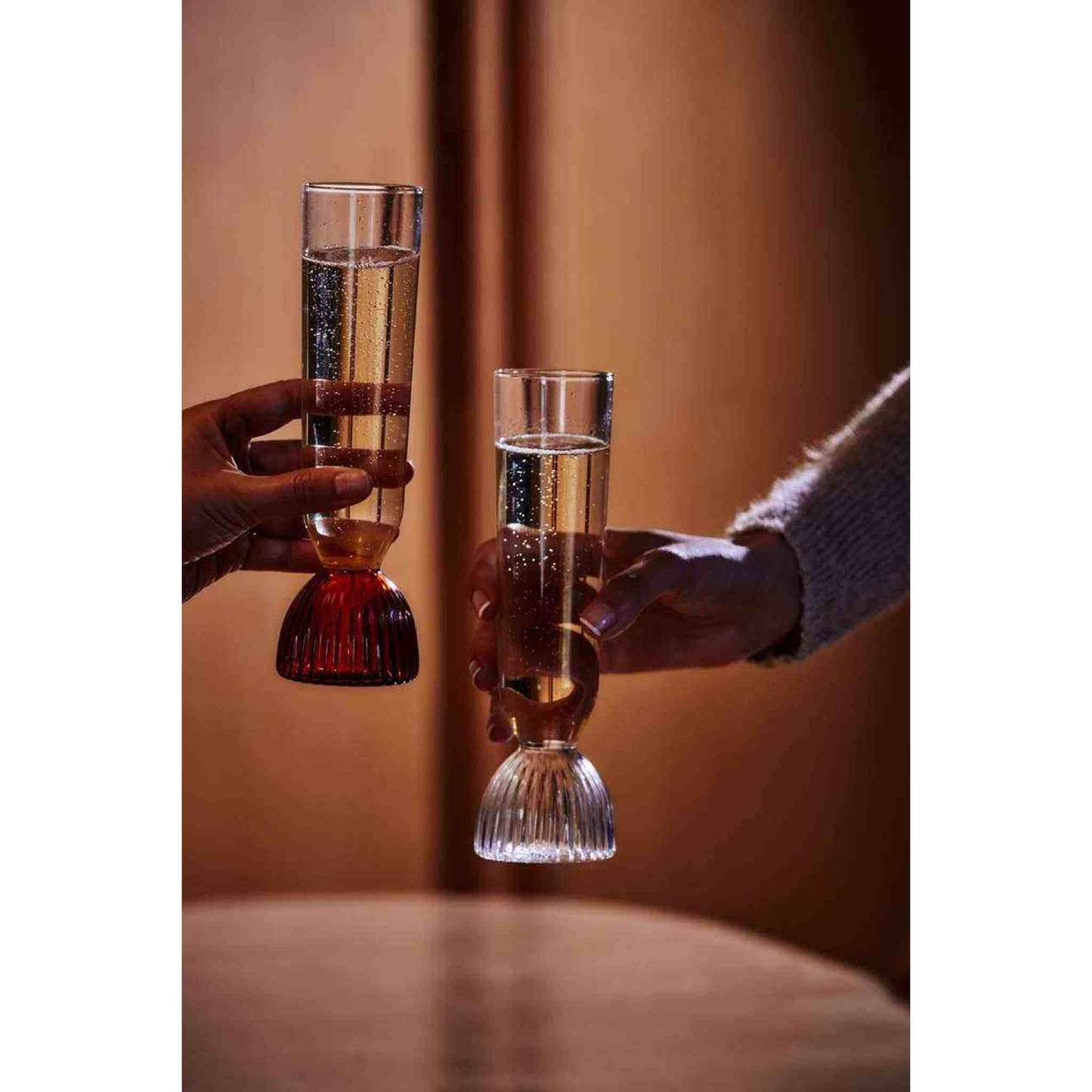 
                  
                    Smoke Kairos Champagne Flute | Set of 2 - Curated Home Decor
                  
                