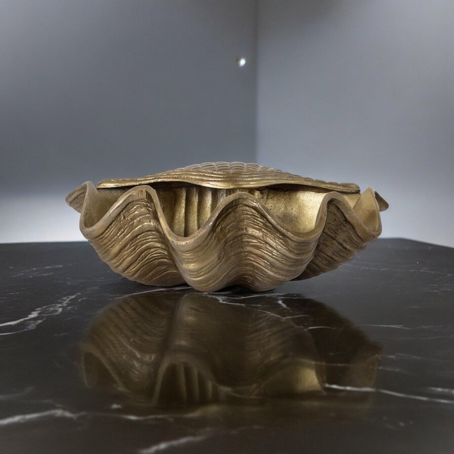 Aged Bronze Clam Wine Cooler - Curated Home Decor