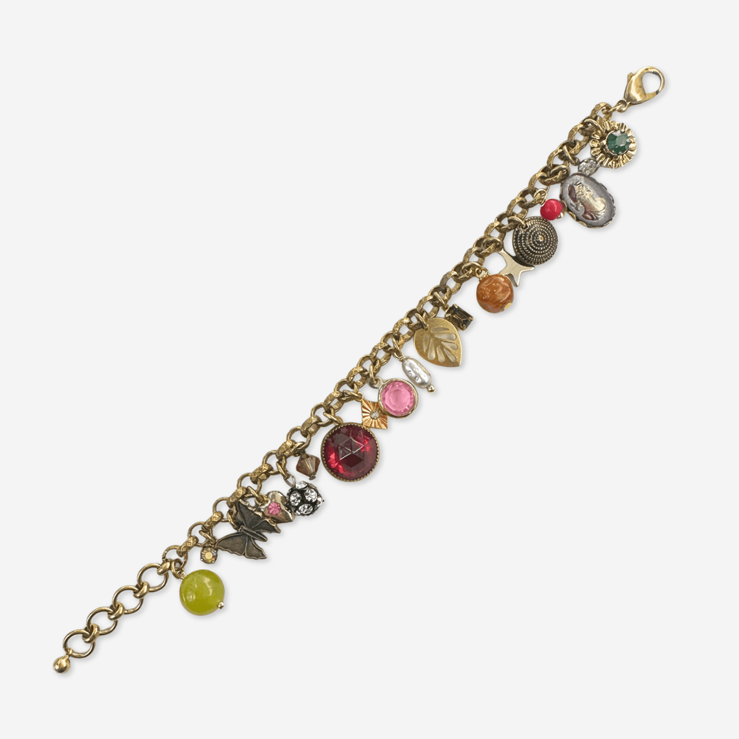 
                  
                    Repurposed vintage mixed charm bracelet - Curated Home Decor
                  
                