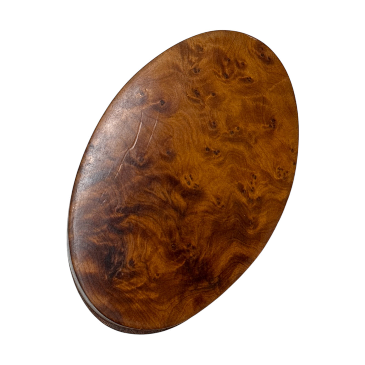 
                  
                    Vintage Oval Burl Wood Trinket Box - Curated Home Decor
                  
                