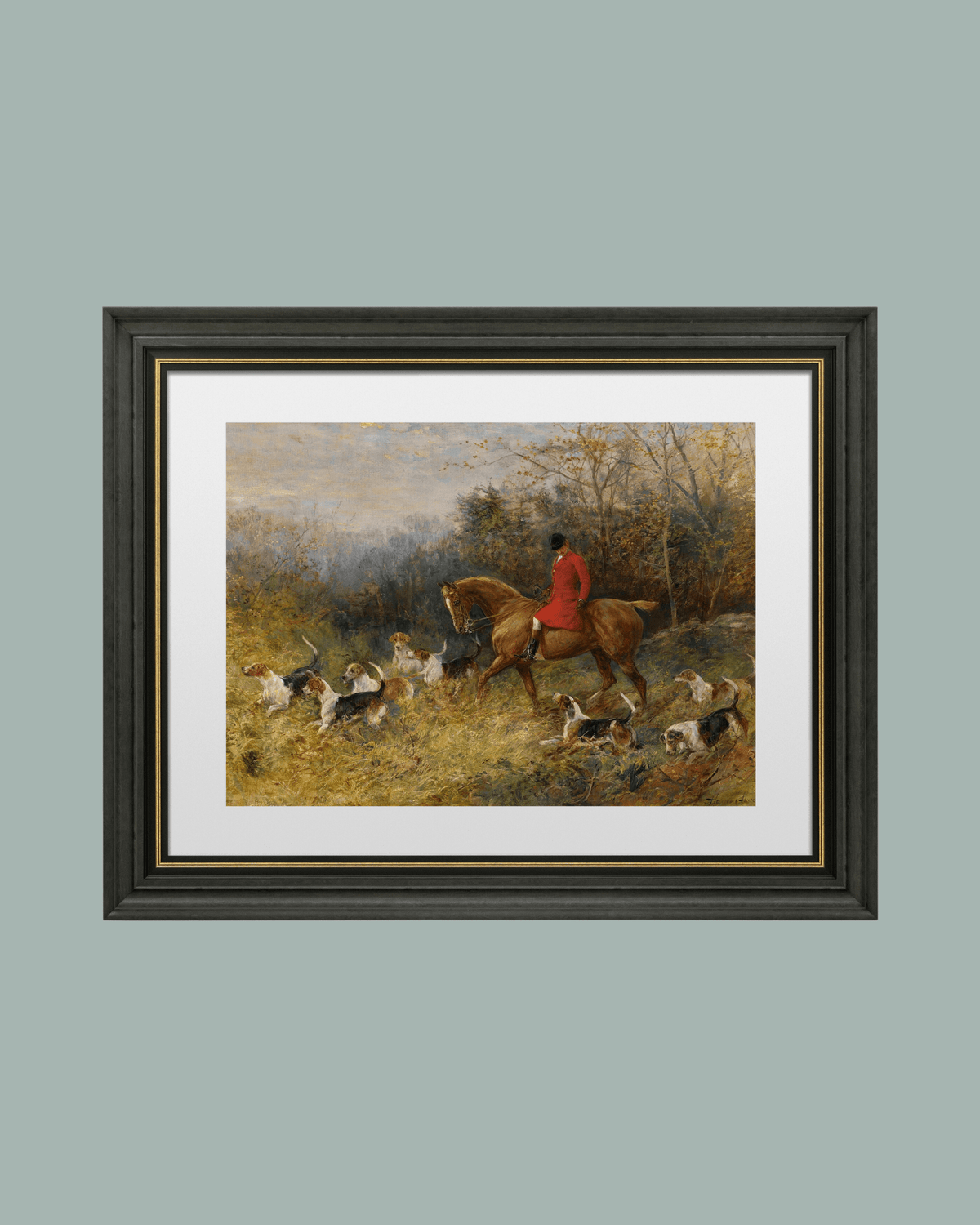
                  
                    The Draw of the Hounds Antique Art Print: 8x10 - Curated Home Decor
                  
                