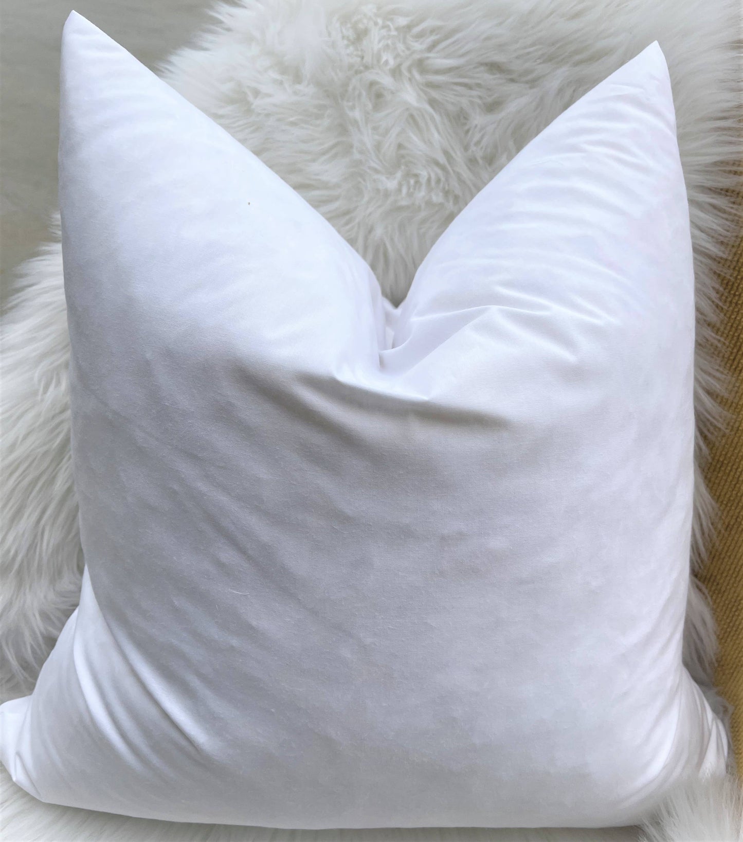 Down feather Pillow insert MADE IN USA: 18X18 - Curated Home Decor