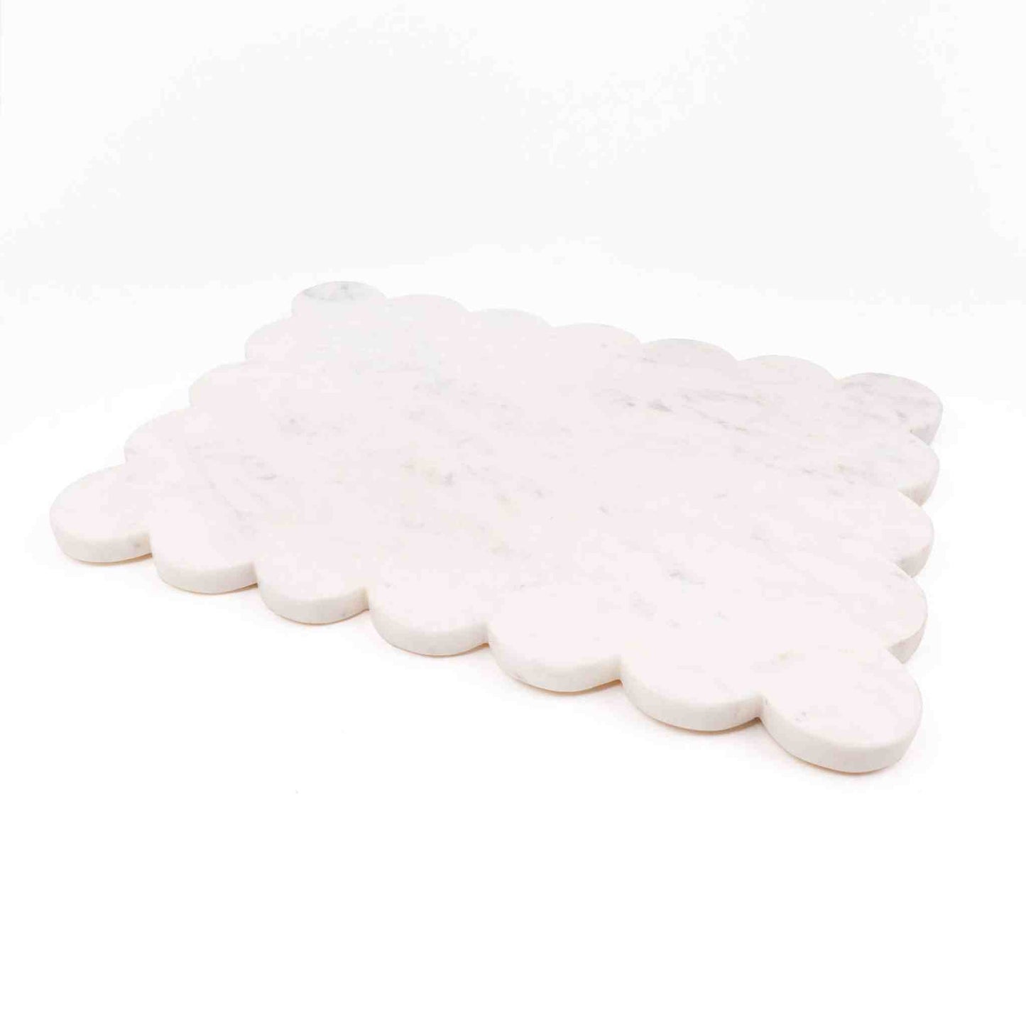 
                  
                    White Marble Scalloped Serving Board - Curated Home Decor
                  
                