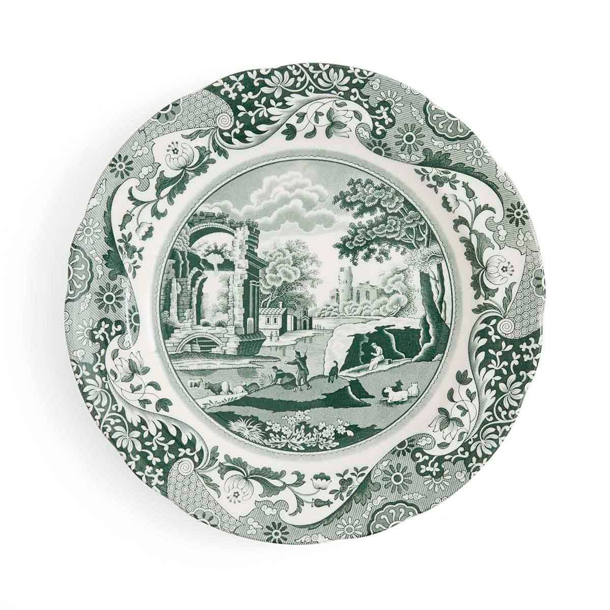 
                  
                    Heritage Green Italian DINNER PLATE 10.5" - Curated Home Decor
                  
                
