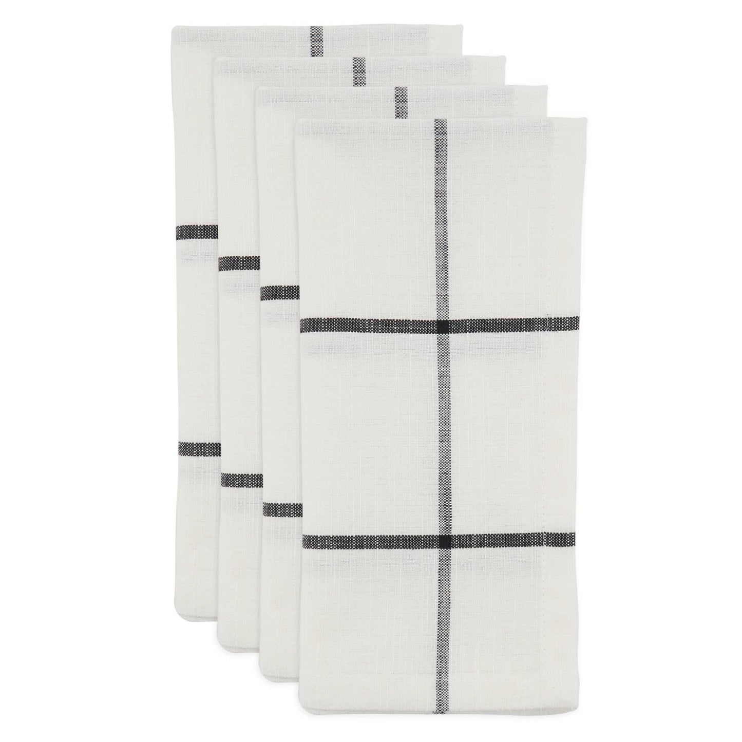 
                  
                    Windowpane Cotton Napkin Set (Set of 4) - Curated Home Decor
                  
                