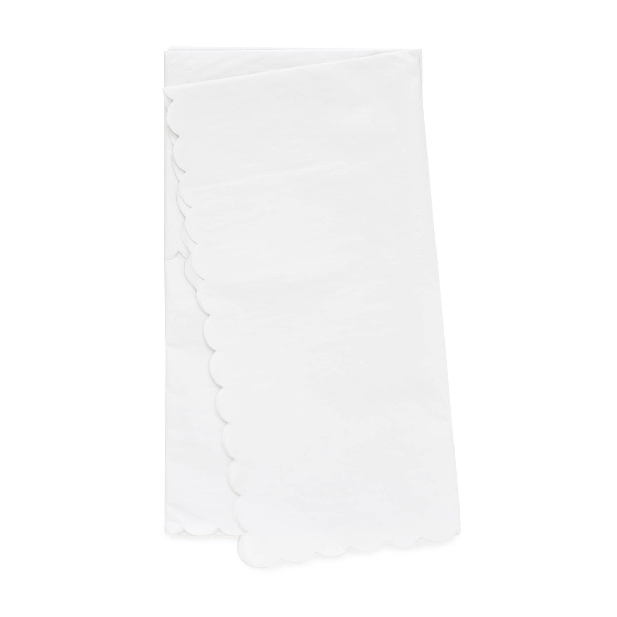 White scalloped tissue paper sheets by Sugar Paper for gift wrapping, pack of 10