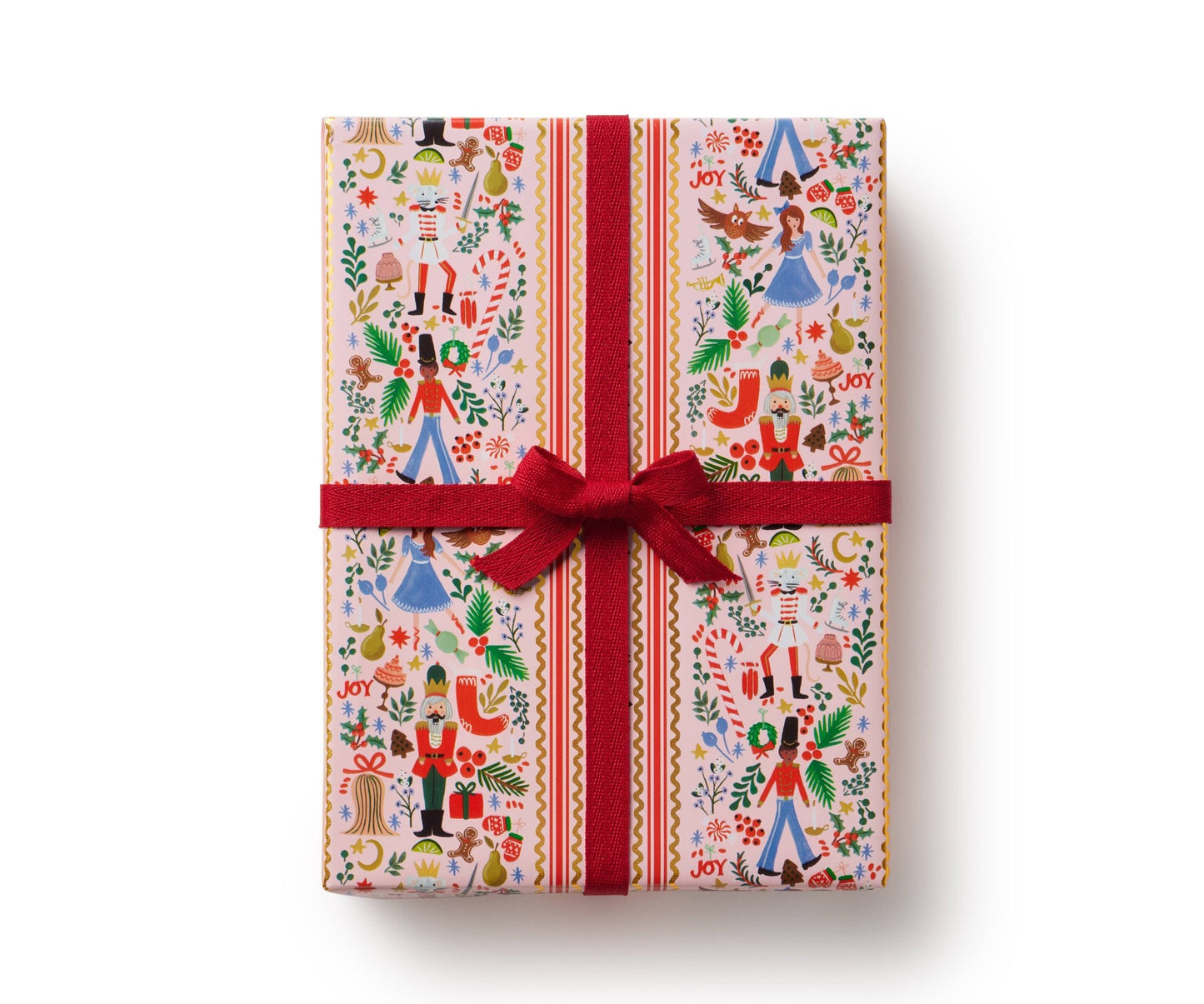Holly Jolly Nutcracker Continuous Wrapping Roll - Curated Home Decor