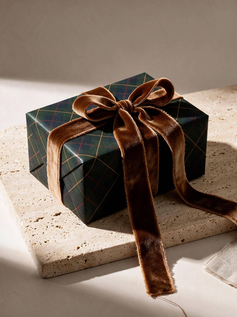 Preppy Tartan Plaid Christmas Wrapping Paper – 15 ft Roll