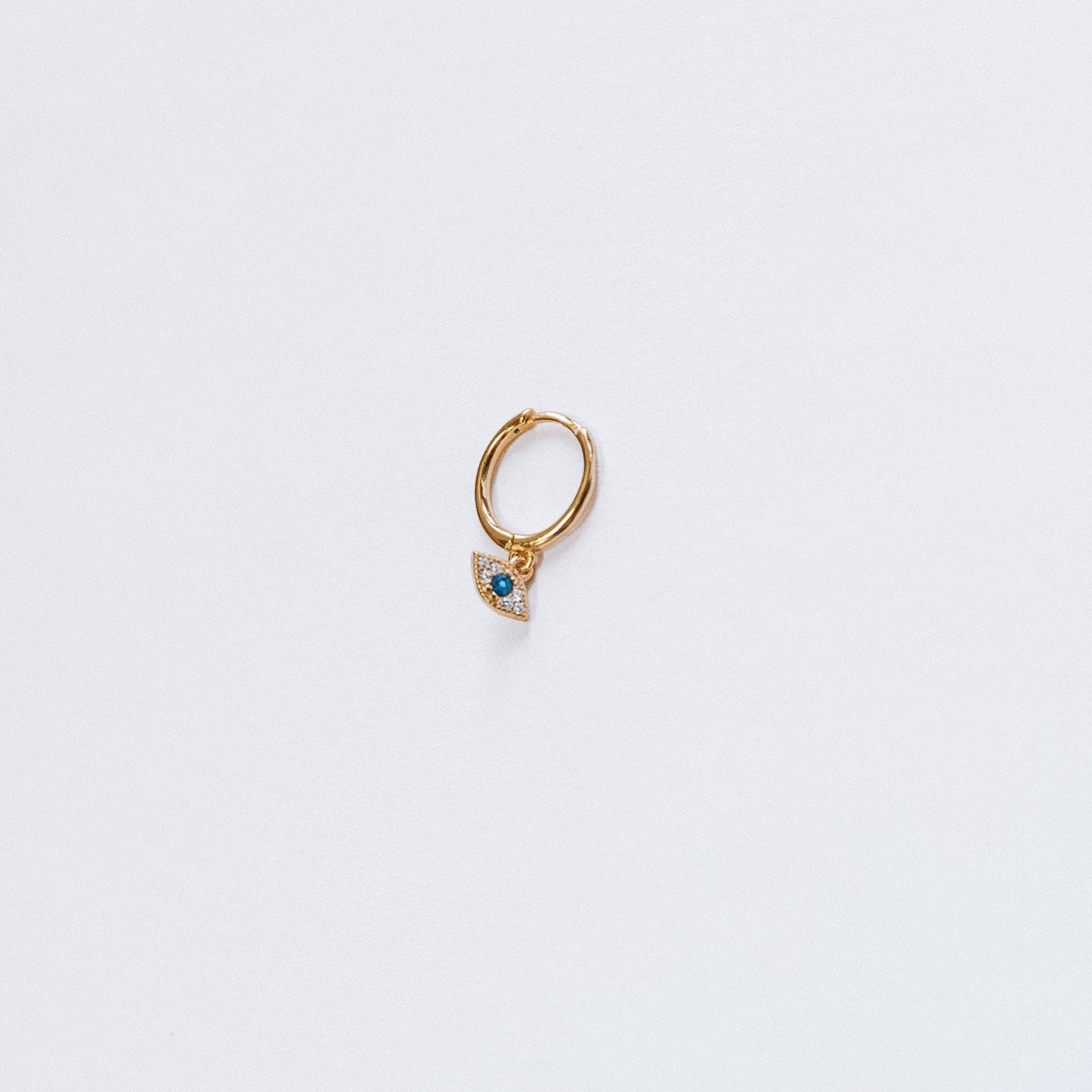 The Evil Eye Huggie - Curated Home Decor