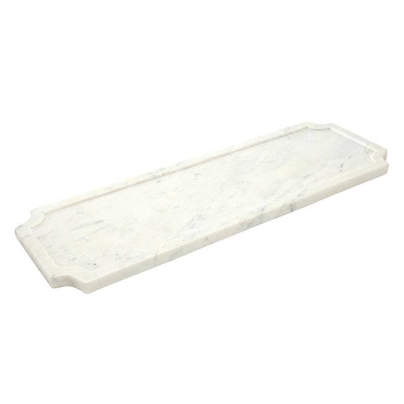 
                  
                    Long Beveled Marble Serving Board, 18 Inch - Curated Home Decor
                  
                