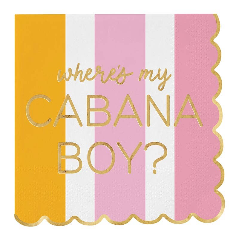 Beverage Napkin - Cabana Boy