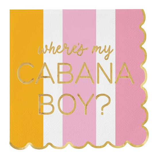 Beverage Napkin - Cabana Boy