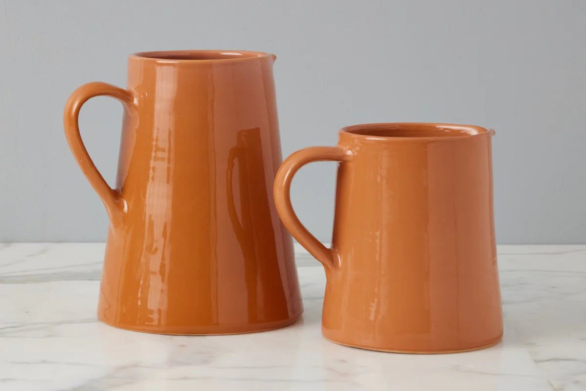 Small Terracotta Water Jug - Curated Home Decor