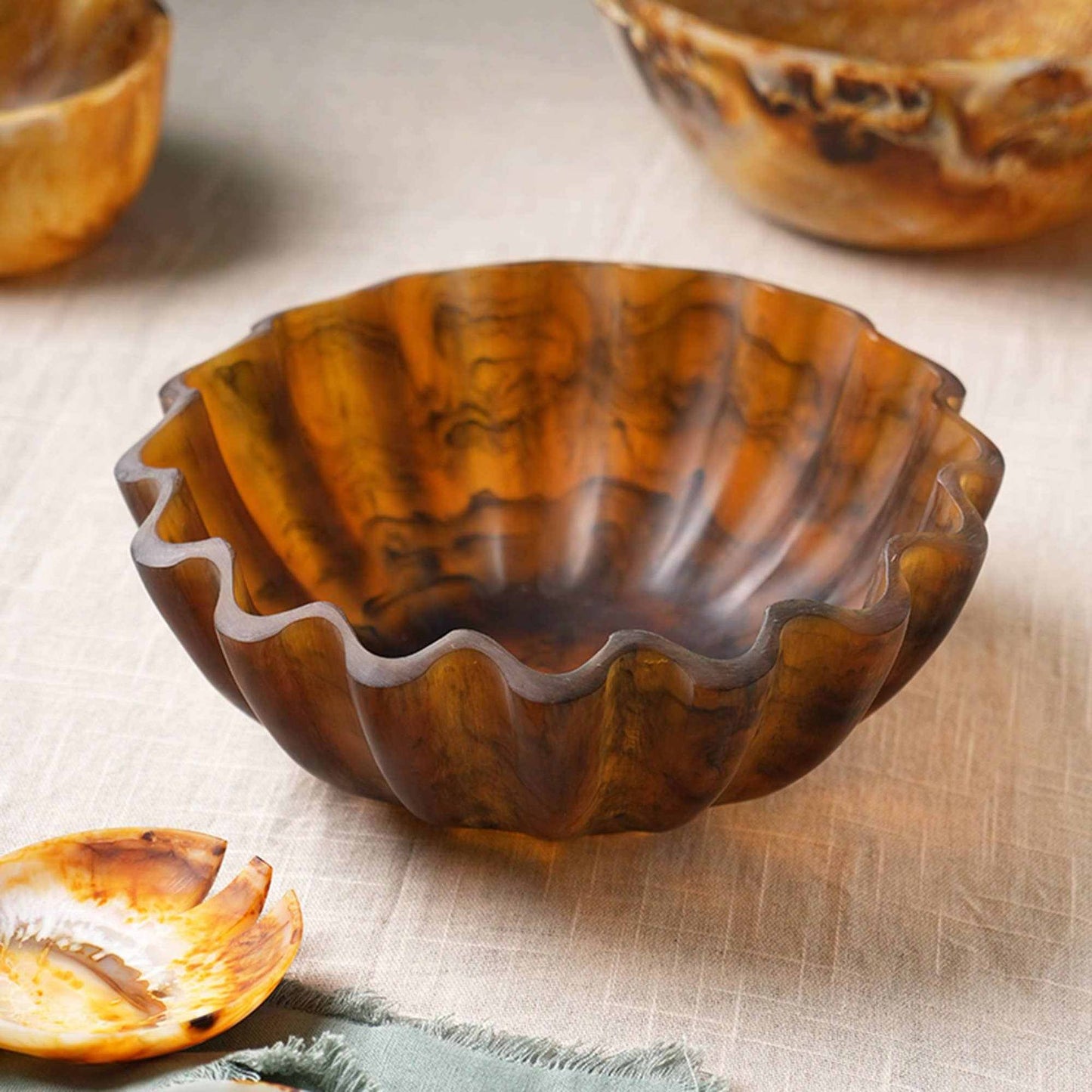 
                  
                    Tortoise Resin Salad Bowl - Curated Home Decor
                  
                