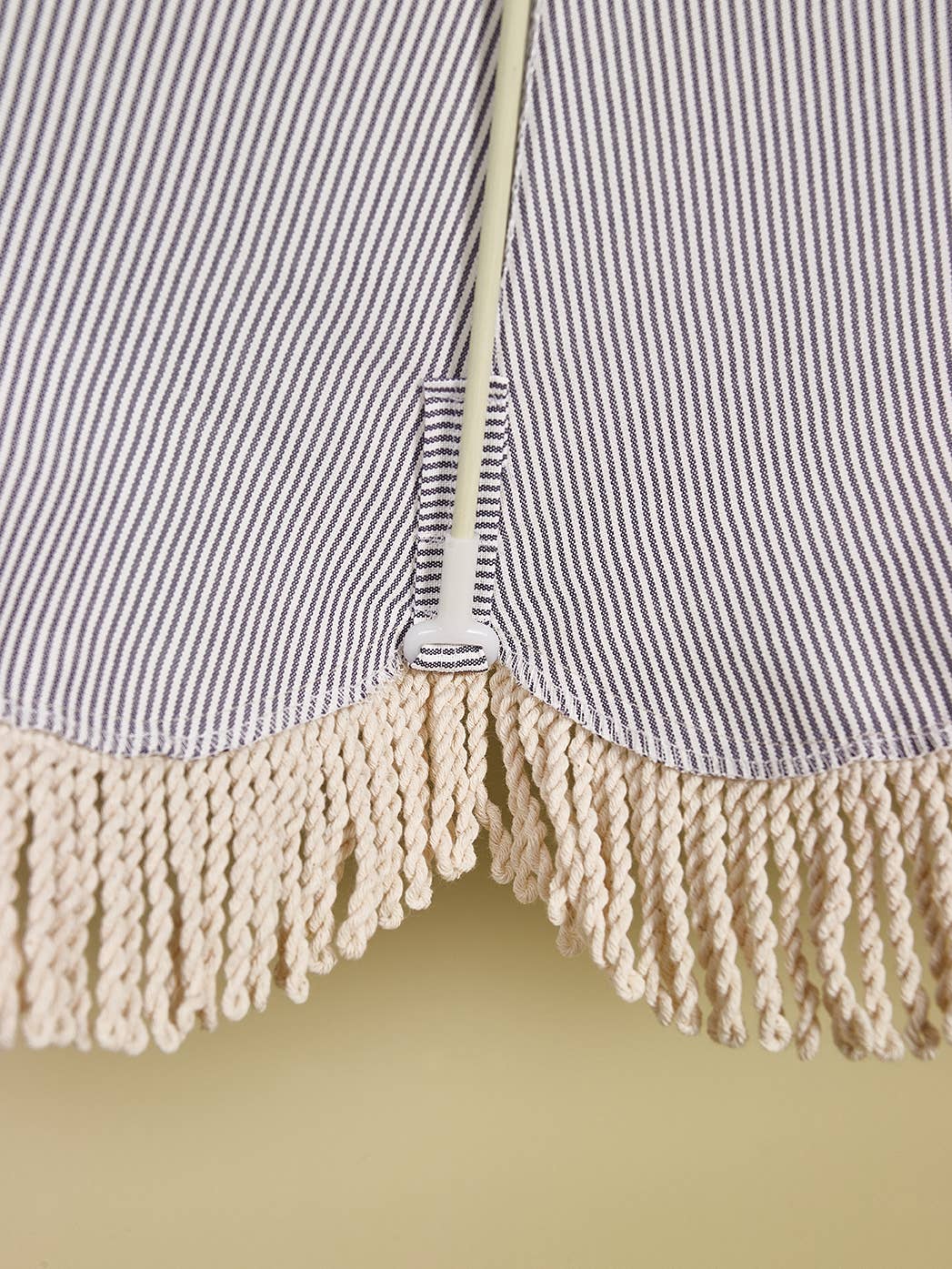 Striped w/ Fringe Patio/Beach Parasol - Curated Home Decor