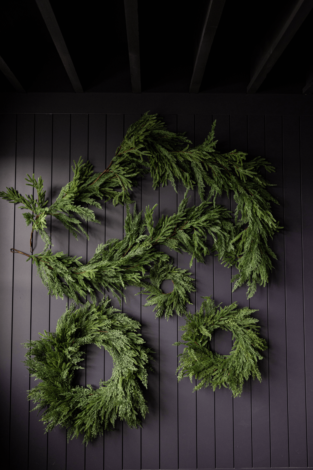 
                  
                    Norfolk & Cypress Real Touch Wreath, 24" LED Pre-Lit (Pre-Order: Ships Late September) - Curated Home Decor
                  
                