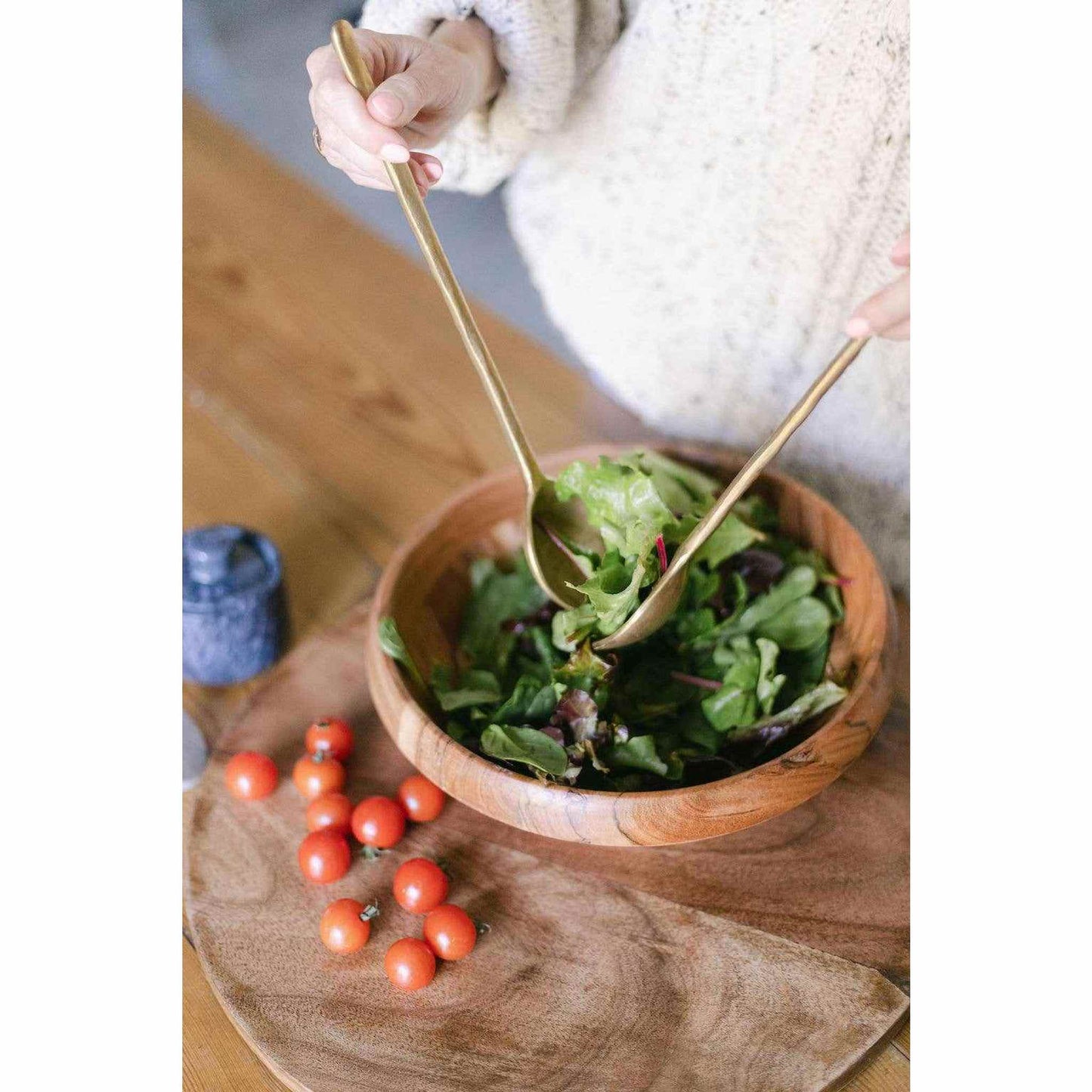 
                  
                    Wooden salad bowl - Curated Home Decor
                  
                
