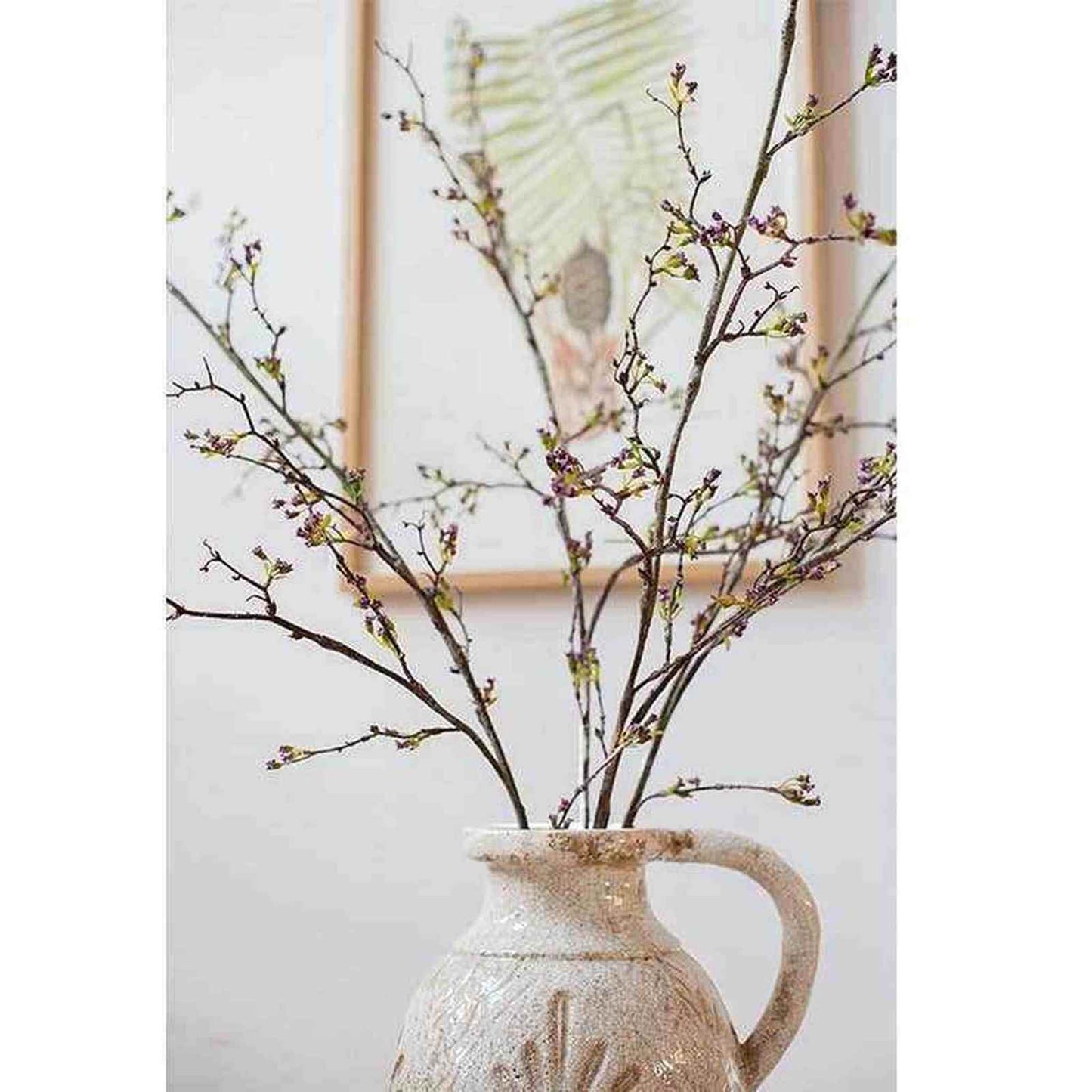 
                  
                    Long Weigela Flower Stem 63" Tall: White / One Stem - Curated Home Decor
                  
                