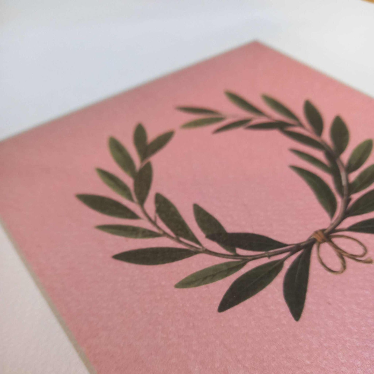 
                  
                    Frame + Laurel Wreath Illustration - Curated Home Decor
                  
                