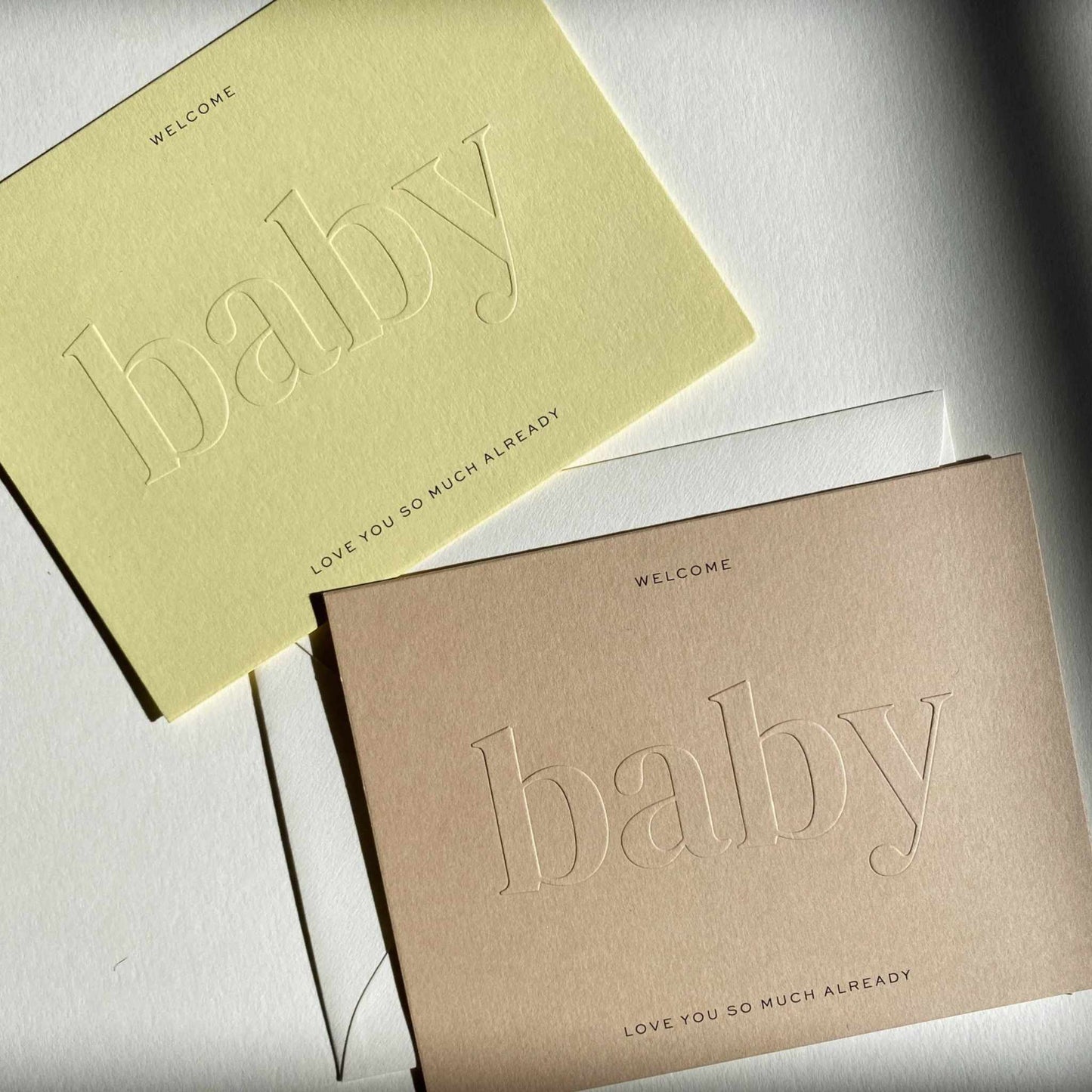 
                  
                    Baby No. 23: Butter / Single Card - Curated Home Decor
                  
                