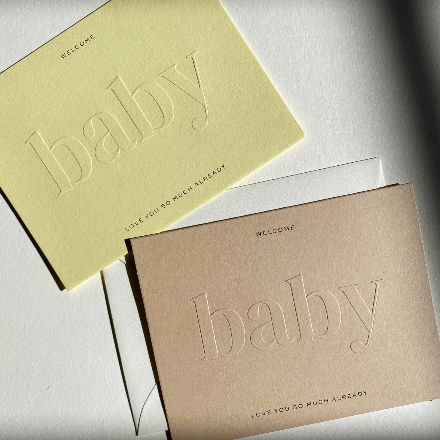 Baby No. 23: Butter / Single Card - Curated Home Decor