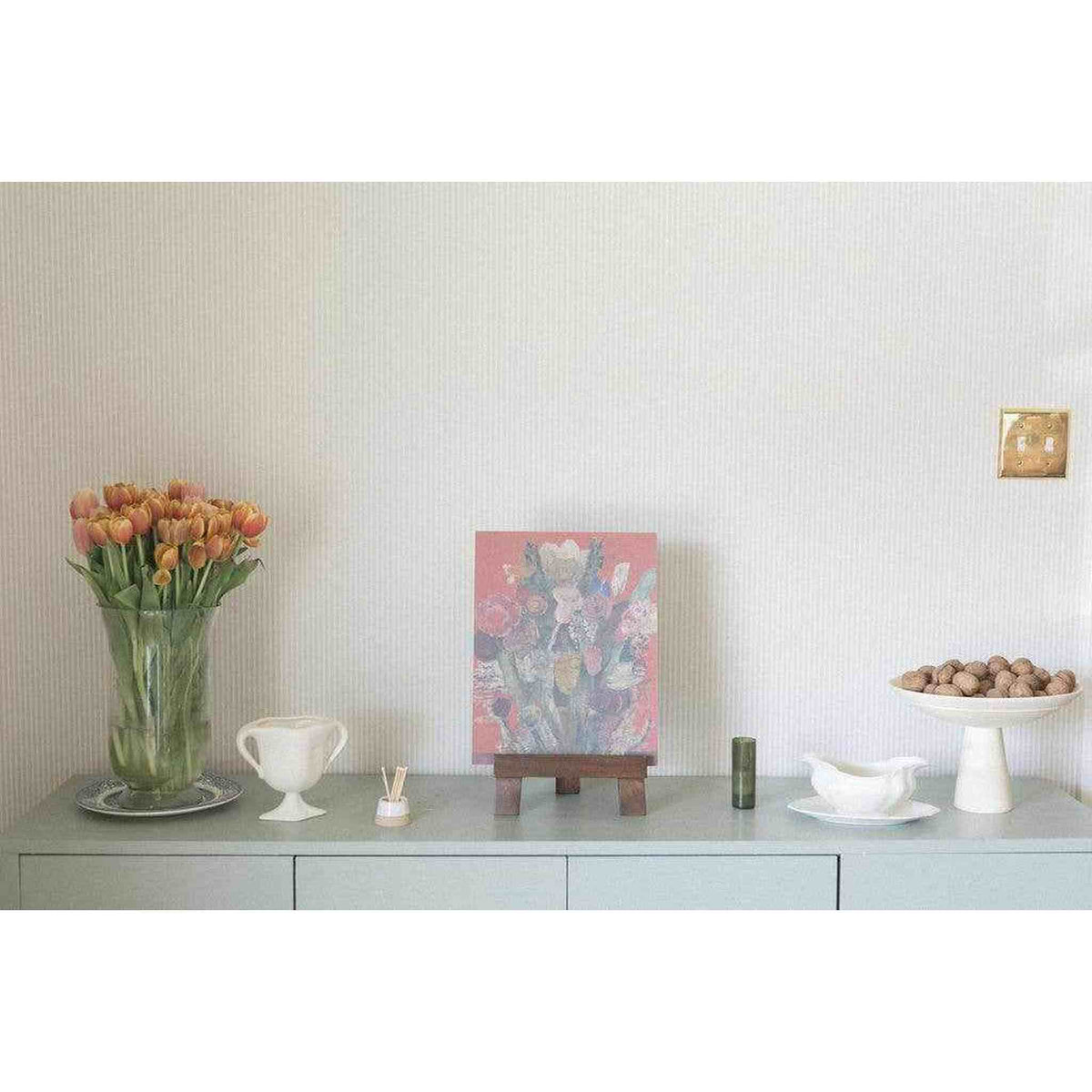 
                  
                    Dark Wood Easel 14” high with folding stand - Curated Home Decor
                  
                