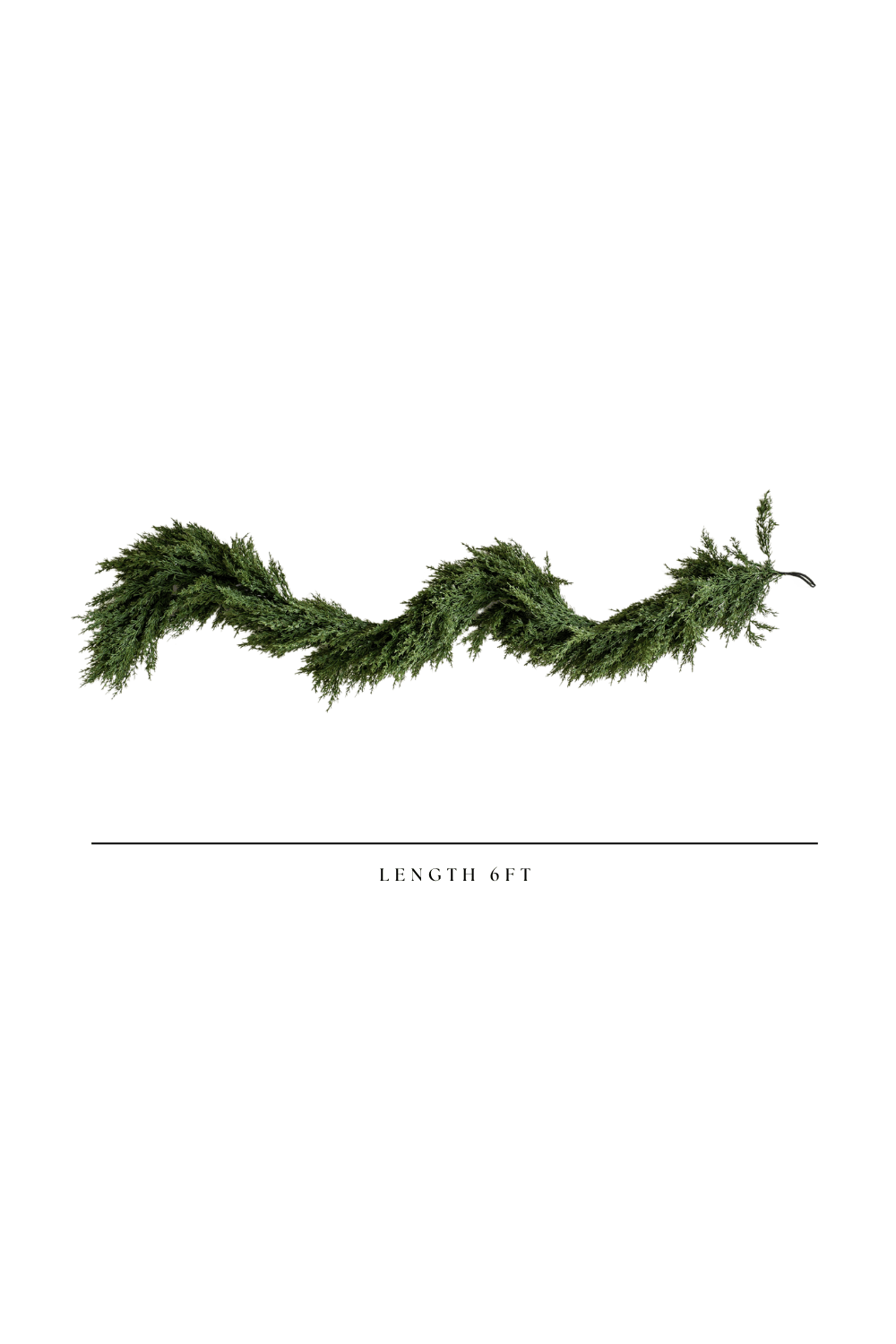 
                  
                    Cypress Pine Real Touch Garland, 6 ft LED Pre-Lit (Pre-Order: Ships Late September) - Curated Home Decor
                  
                