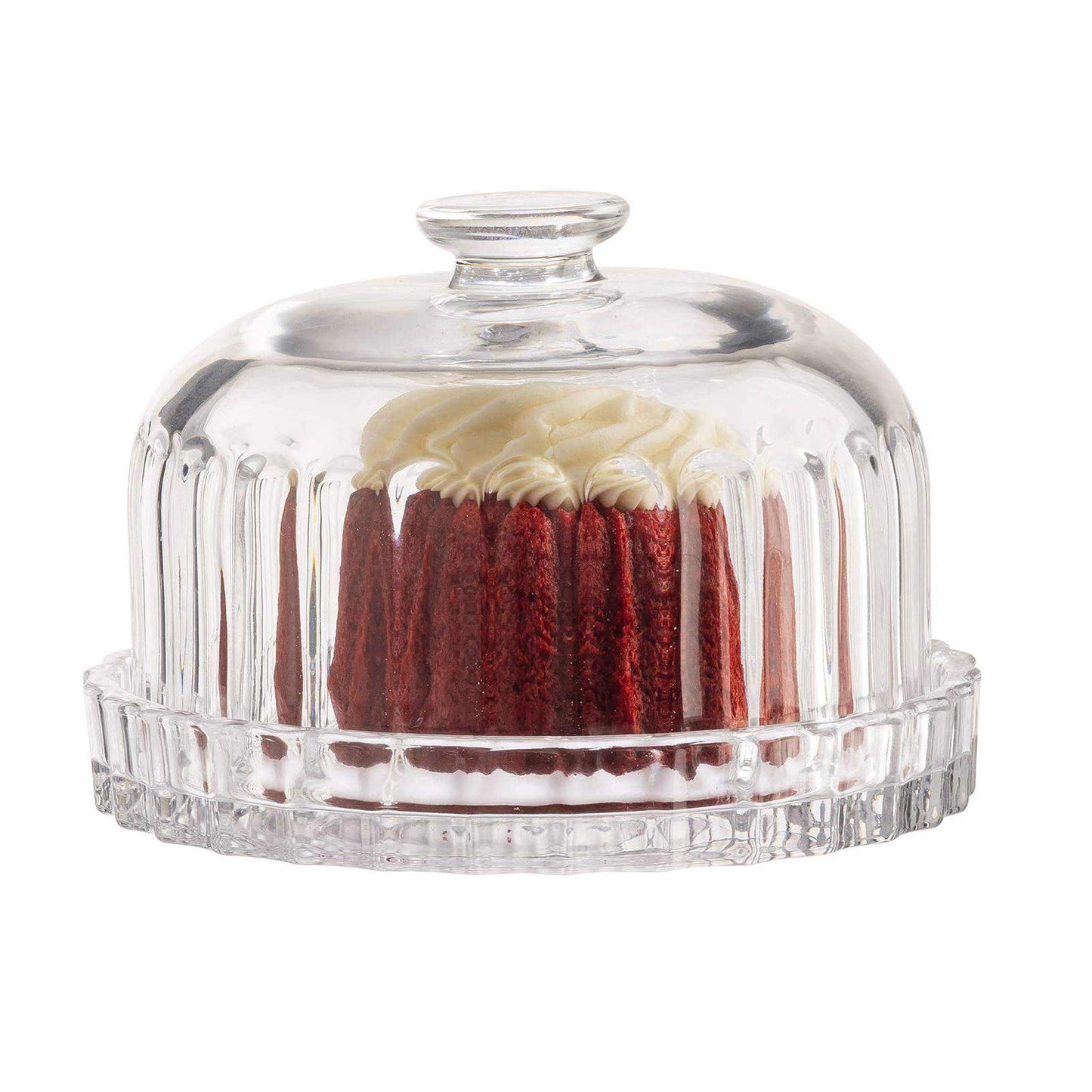 
                  
                    Glass Dessert Dish with Lid - Curated Home Decor
                  
                