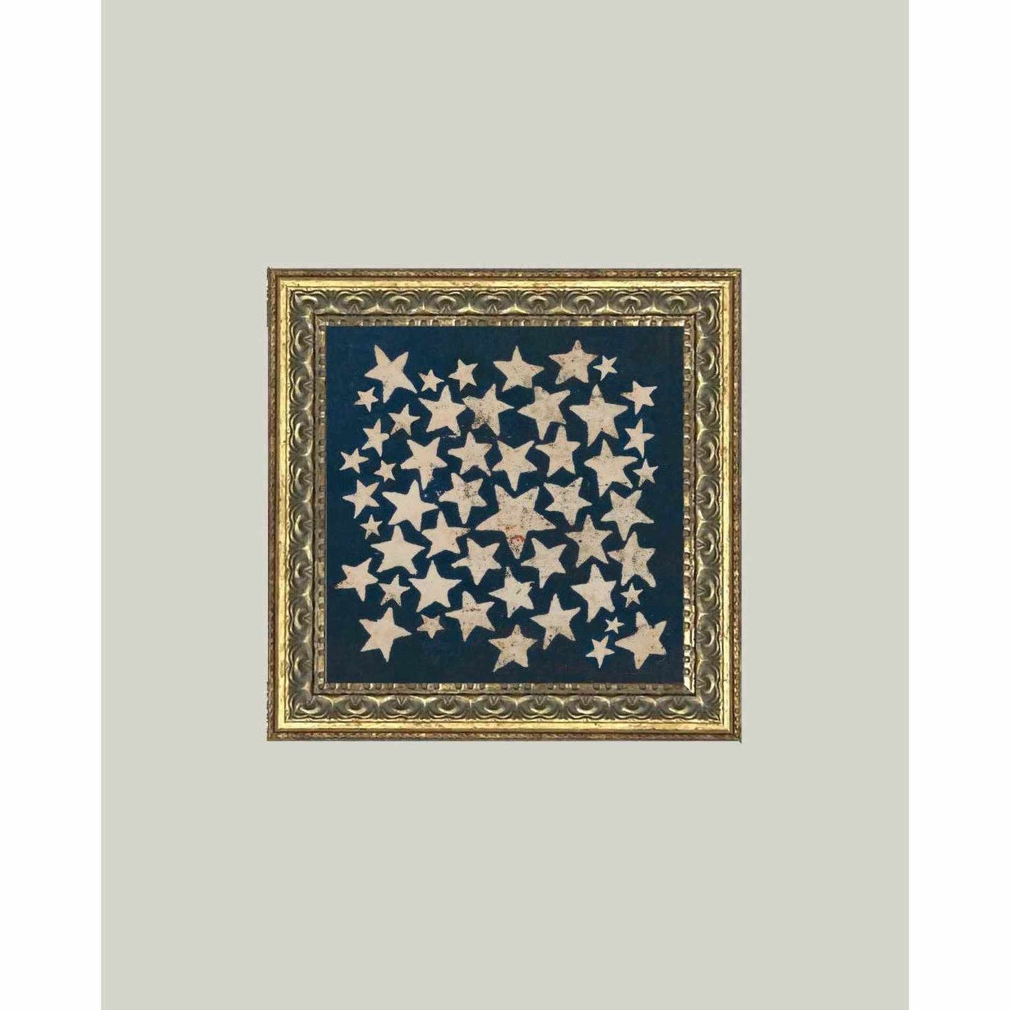 Stars Framed Antique Art: 6x6 - Curated Home Decor