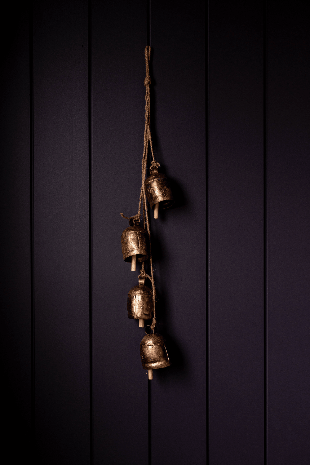 Hanging Vintage Iron Bell Clusters Christmas Decor Large: Large - Curated Home Decor