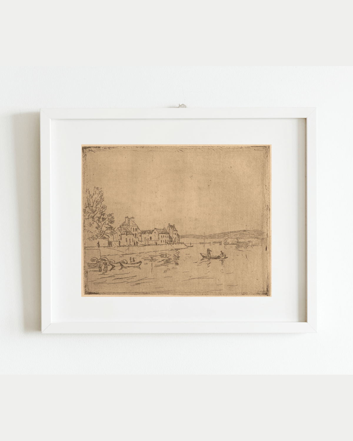 
                  
                    On the Banks of the Loing Antique Art Print: 5x7 - Curated Home Decor
                  
                