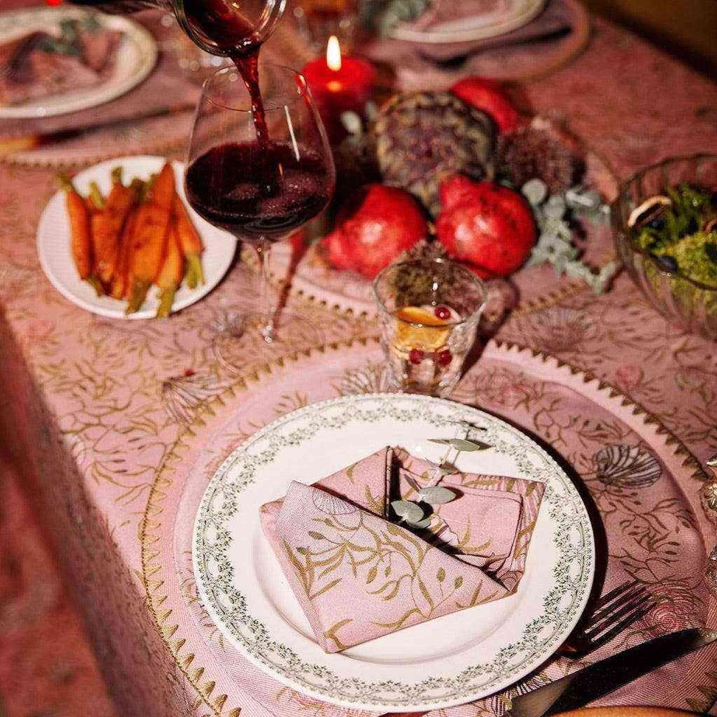 
                  
                    Seashell Botanical Cotton Napkins – Sold individually - Curated Home Decor
                  
                