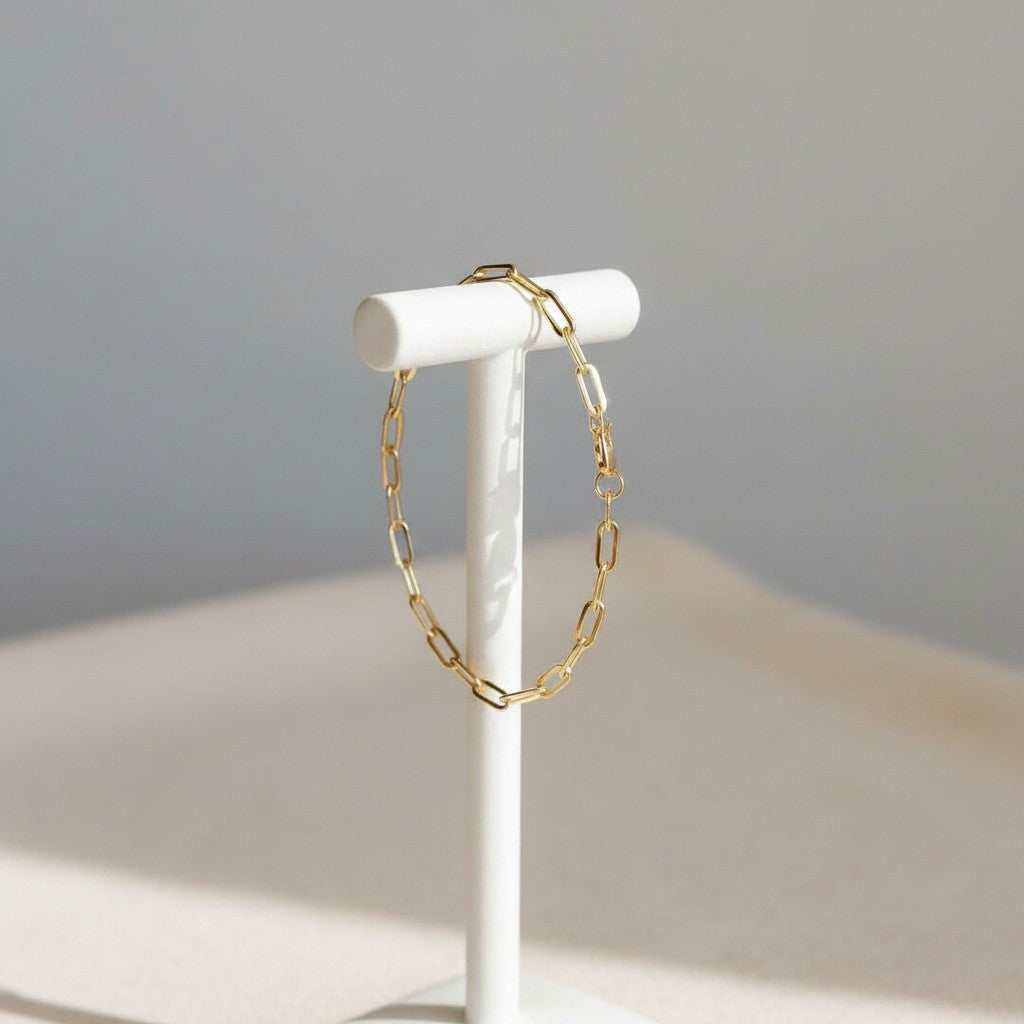
                  
                    18k Gold Filled Short Link Paperclip Bracelet - Curated Home Decor
                  
                